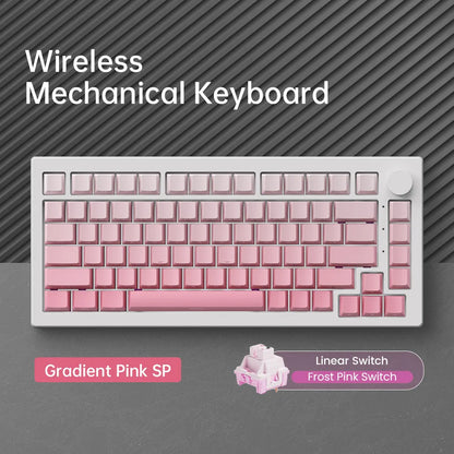 Akko 5075 V3 75% Mechanical Keyboard 8000/10000mAh 2.4GHz Wireless/Wired Type-C/BT 5.0 Hot Swap RGB Gasket for Gaming Typing