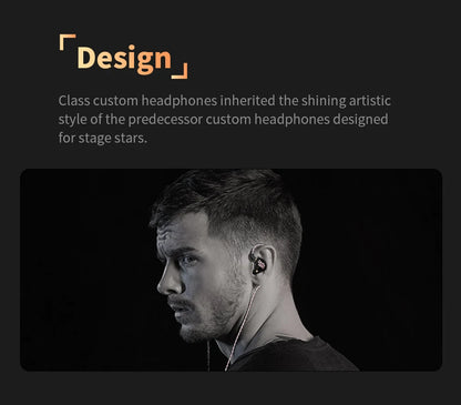 Whizzer OC1 Wired Headphones with Mic and Play/Pause Control HiFi Earphones Bass High Quality Clear Vocal