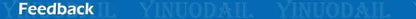 Feedback banner bleu YINUODAI, produit gaming premium Fraquane, produits de luxe nouvelle génération, équipement gamer