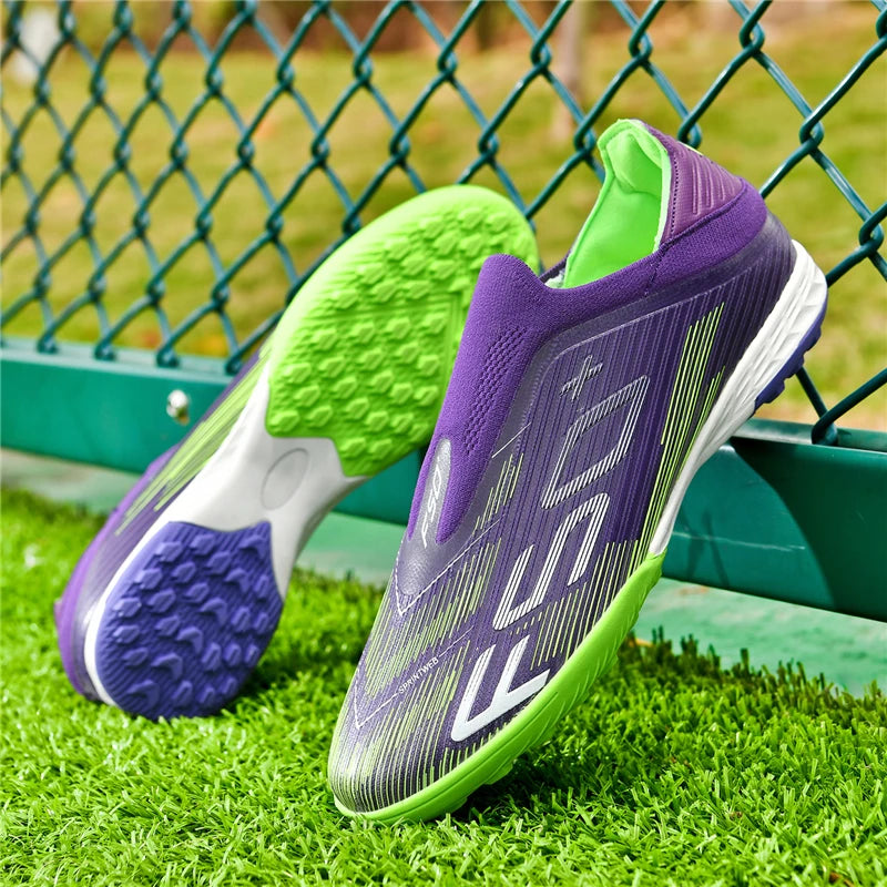 New Men's Football Boots Grass Cleats Futsal Comfortable Turf Soccer Shoes Sport Ultralight Fg Non Slip Indoor Adult Non-Slip