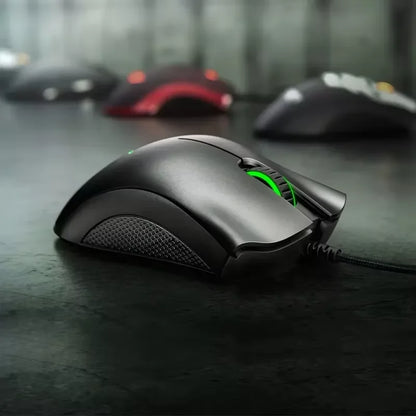 Originálna káblová herná myš Razer s optickým senzorom 6400 DPI pre notebook, optická myš s rýchlou odozvou
