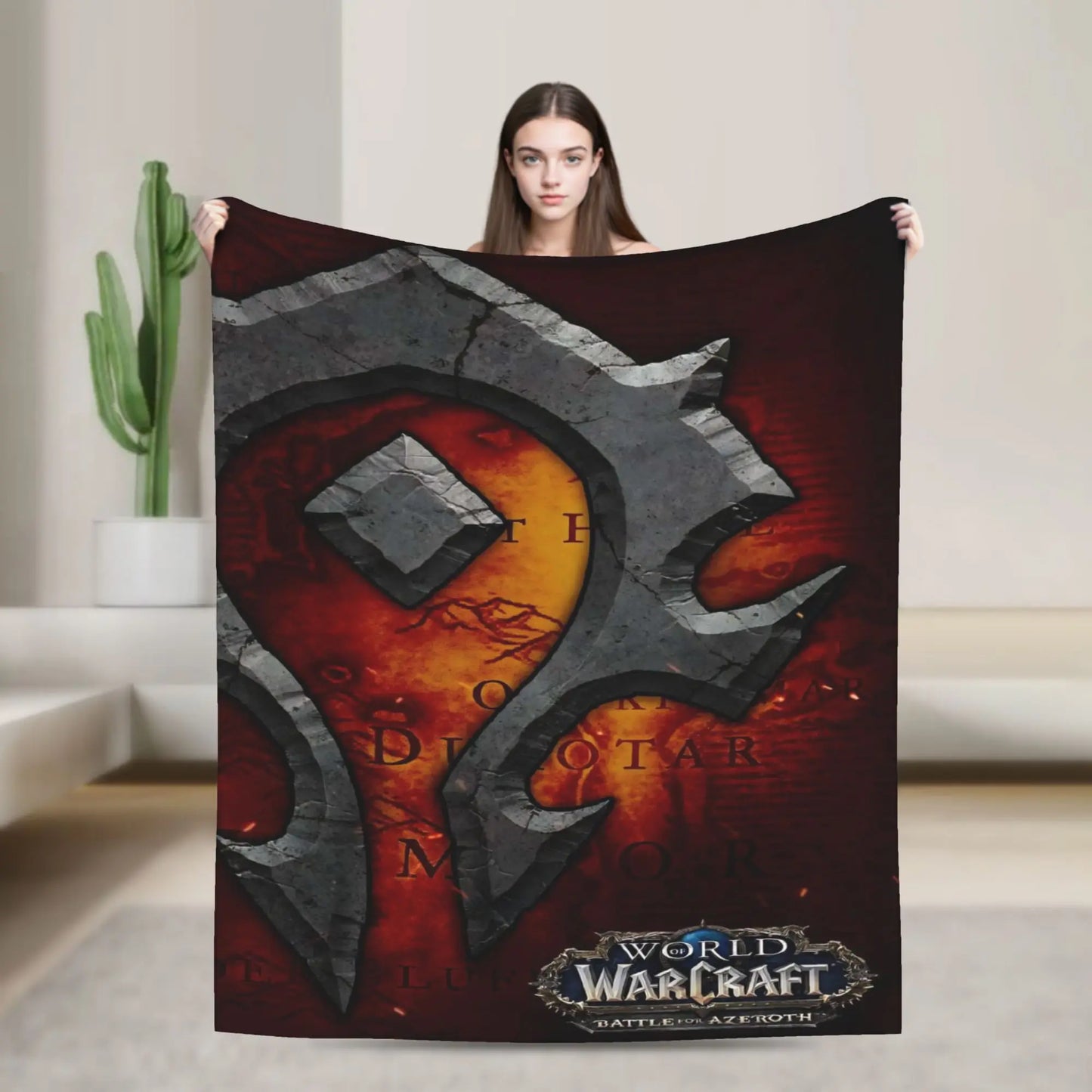 WOW World of Warcraft deke, kvalitetni mekani prekrivači za posteljinu, zimski dječji pokrivač za spavaću sobu, originalni prekrivač za krevet