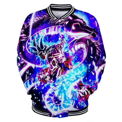 Dragon Ball Goku Kanji Symbol Men Zipper Hoodie Cartoon Japan Anime Women Sweatshirt 2025 New Fashion Children Jackets Coat, produit gaming premium Fraquane