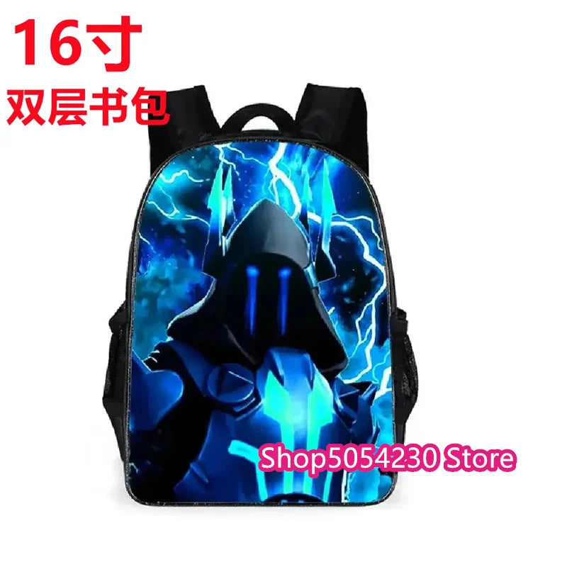 Hot Game Fortnited 3PCS Backpack Set Teenager Student Travel Bag Fortress Night 3D School Knapsack Popular Games Rucksacks