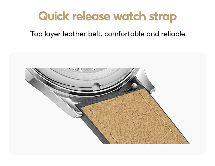 FARASUTE Manual Mechanical Men's Watch Seagull Movement Sappnt Sapphire Crystal Business Waterproof Regulateur Men Watch Reloj