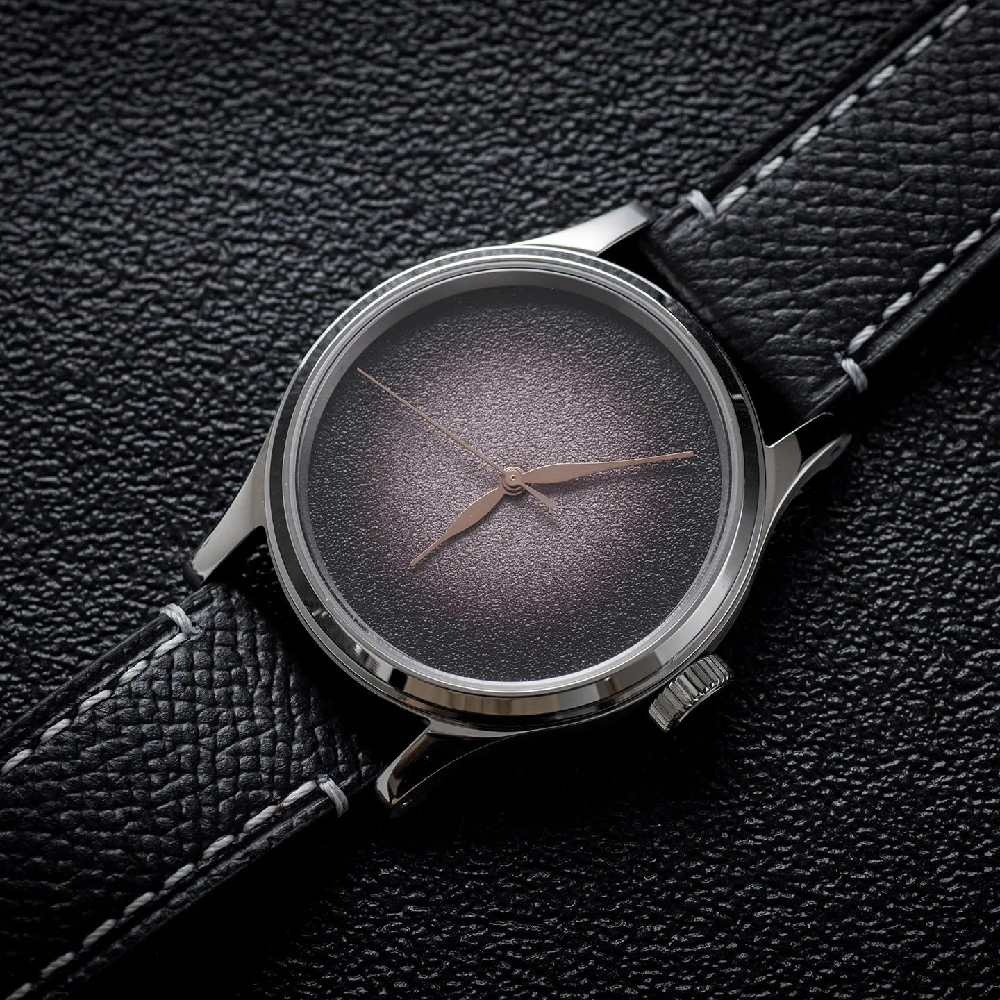 MysteriousCold 38mm Genuine Men's Mechanical Watch 2824 Movement Sapphire 100M Waterproof Leather Business Watches reloj hombre