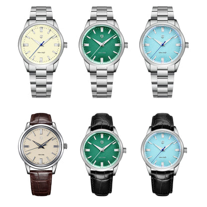 2025 PAGANI DESIGN 38MM Men's Classic Fashion Quartz Watches PD1731 VH31 Mov Stainless Steel Sport Waterproof Clock reloj hombre