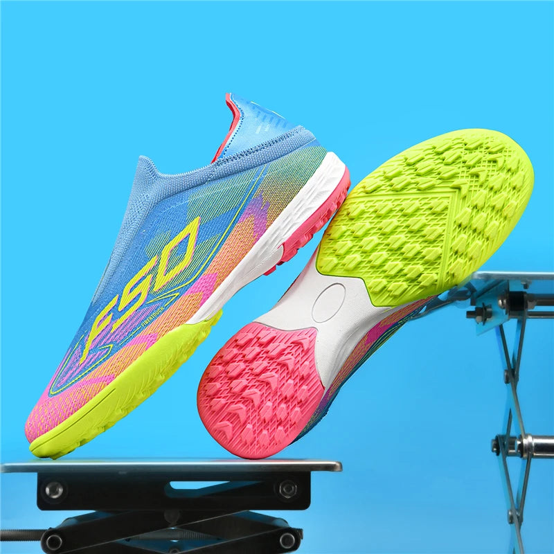 New Men's Football Boots Ultralight Sport Indoor Cleats Soccer Shoes Grass Adult Non-Slip Non Slip Fg Turf Futsal Comfortable