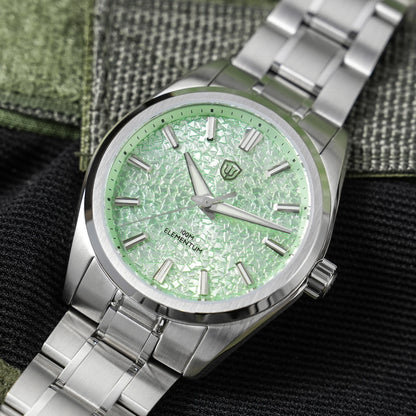 Watchdives WD0003C 38mm Watch VH31 Sweep Seconds Quartz Movement Stainless Steel Watch Elementum Original Design Men Wristwatch
