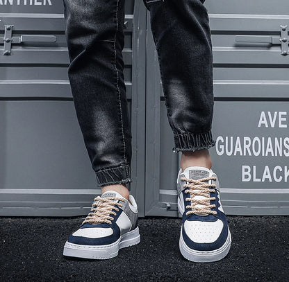 Pantofi casual noi de toamnă pentru bărbați, pantofi plat, respirabili, pentru exterior, adidași cu șireturi la modă, pantofi sport confortabili și la modă pentru bărbați, Zapatillas