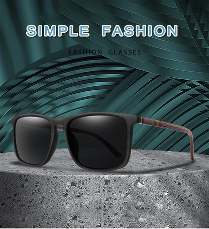Polarized Square Sunglasses Colorful Lens for Driving Hiking Cycling and Running UV400 Eyewear for Men Women Classic Goggles