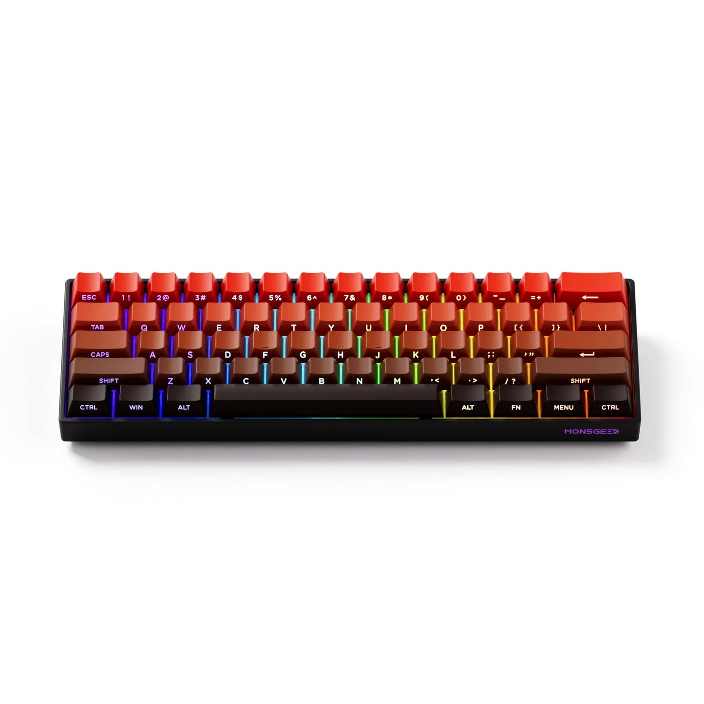 Akko MonsGeek FUN60 Mechanical Keyboard Magnetic Switch 60% Gaming Keyboards Rapid Trigger 0.01mm 8K ARGB HE/TMR Custom Keyboard