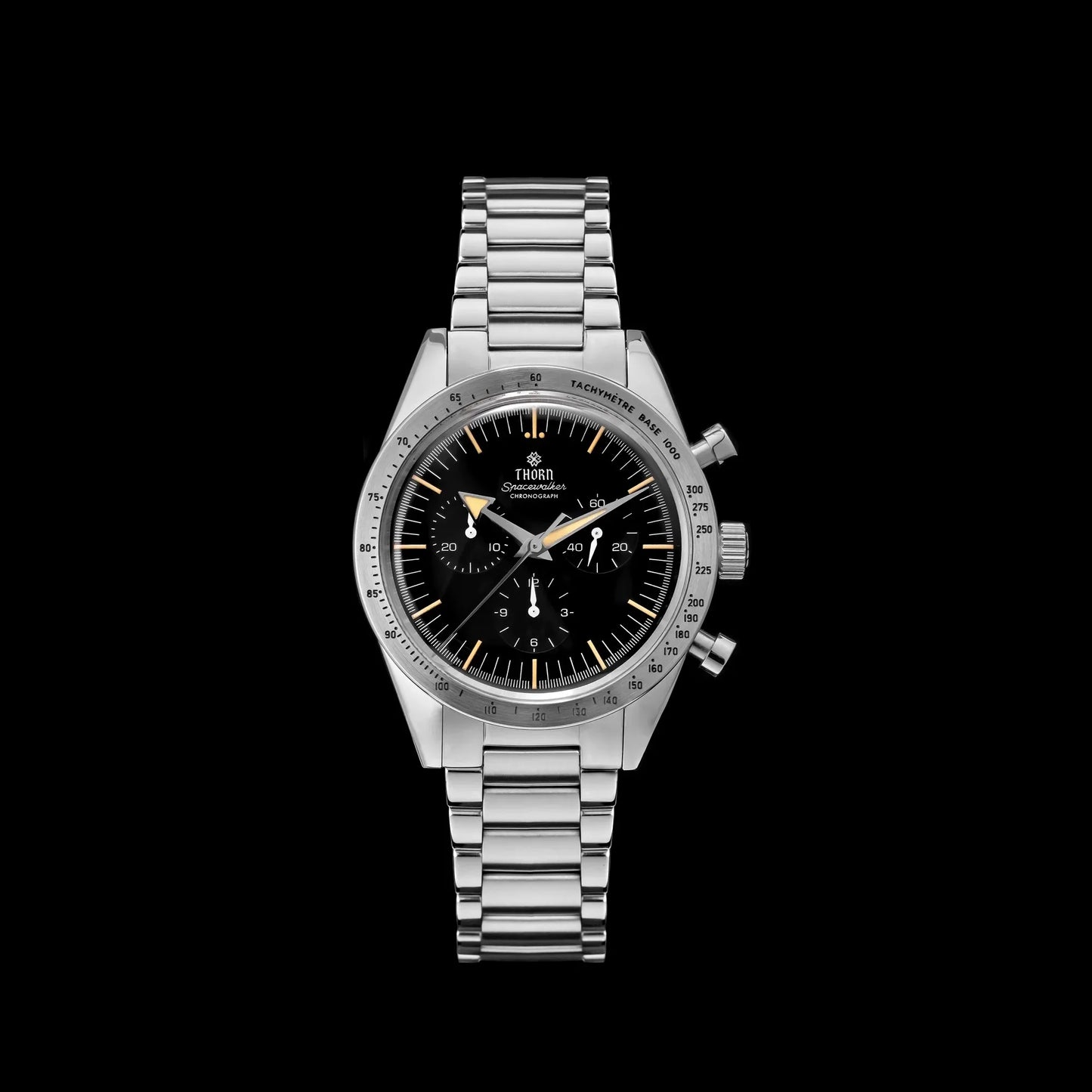 THORN T026 Automatic Watch 38mm Sapphire 316L Stainless Steel PT5000/Swiss Ronda Movement Vintage Style Luminous Men's Watch