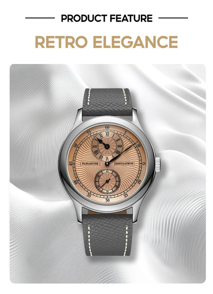 FARASUTE Manual Mechanical Men's Watch Seagull Movement Sappnt Sapphire Crystal Business Waterproof Regulateur Men Watch Reloj