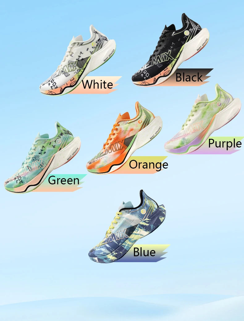 ONEMIX-Nylon Carbon Board Marathon Running Racing Shoes, Professional Stable Support, Shock-relief, Ultra-light Rebound Sneaker