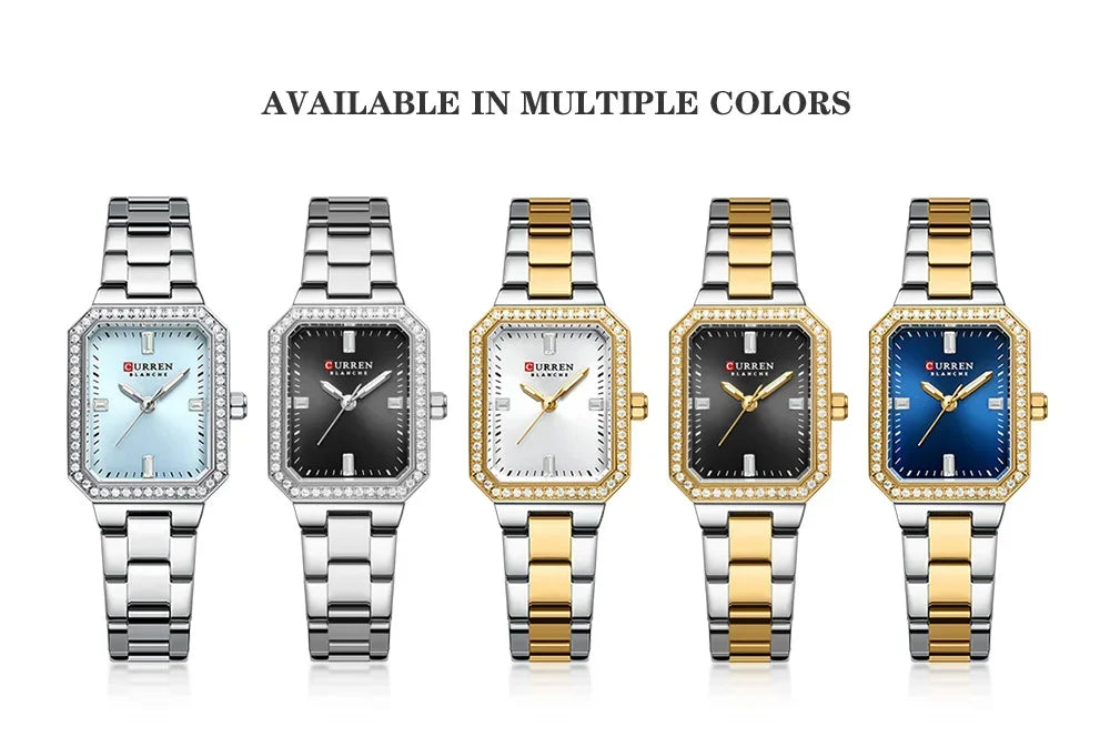 CURREN Elegant Quartz Ladies Wristwatch Top Brand Original Watch For Women Luxury Waterproof Luminous Watches