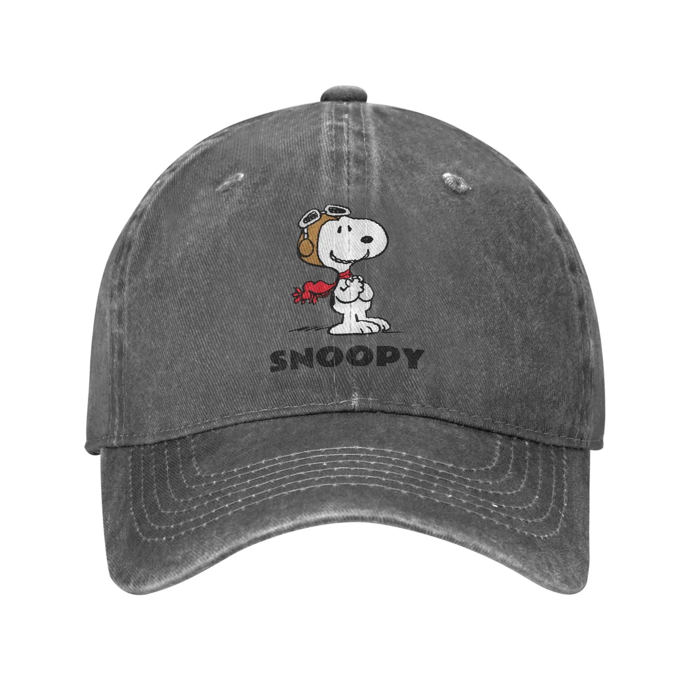 Sleeping Snoopy Baseball Caps Casual Distressed Washed  Snapback Cap Unisex Style Outdoor Summer Adjustable Caps Hat