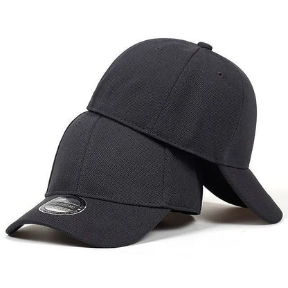 Not Adjustable Back Closed Snapback Caps Men Quality Hip Hop Fitted Hats Adult Solid Color Baseball Hats 57-58cm for Small Face