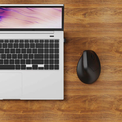 Keychron M5 безжична ергономична мишка, оптична, 8K Polling Rate, 2.4GHz и Bluetooth, Type-C, 3950 сензор
