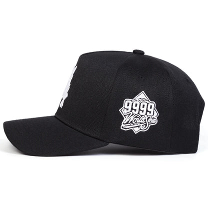 Unisex SOX 9999 Letter Embroidery Baseball Caps Adjustable Casual Hats Spring and Autumn Outdoor Sunscreen Hat