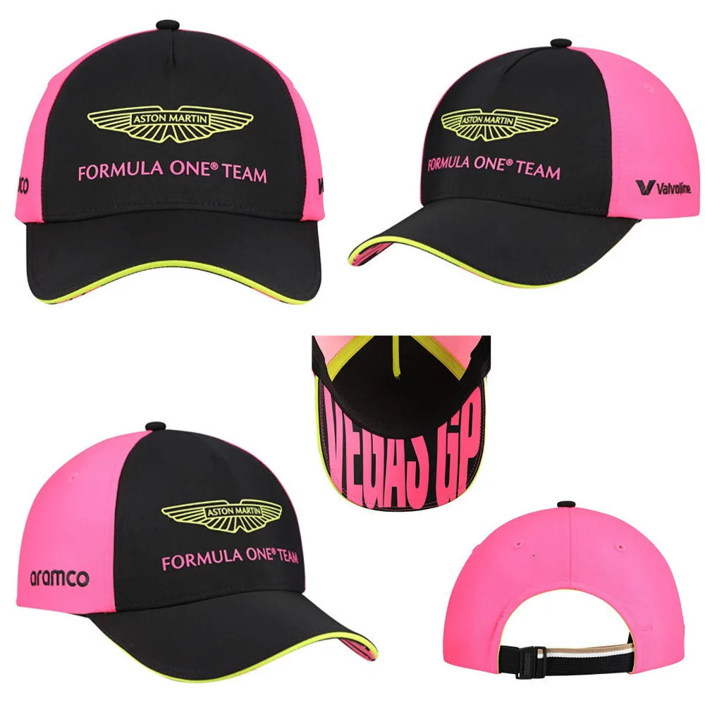 Casquette de baseball Aston Martin F1 Team Fernando Alonso pour homme, casquette à visière pour l'entraînement quotidien, casquette de sport d'extérieur, casquette anti-UV, casquette décontractée pour femme