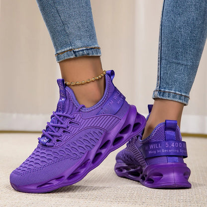 Zapatillas deportivas de moda para mujer, zapatillas con plataforma, zapatos planos de primavera-invierno, zapatillas de running para mujer, tallas grandes, 43