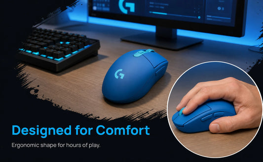 „Logitech G304“ belaidė / laidinė žaidimų pelė, greitas atsakas, patogus suėmimas FPS žaidėjams