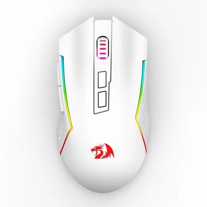 Redragon M693 ασύρματο/ενσύρματο BT & 2.4G Bluetooth gaming ποντίκι 8000 DPI με σύνδεση 3 λειτουργιών και οπίσθιο φωτισμό RGB για PC/Mac/Laptop