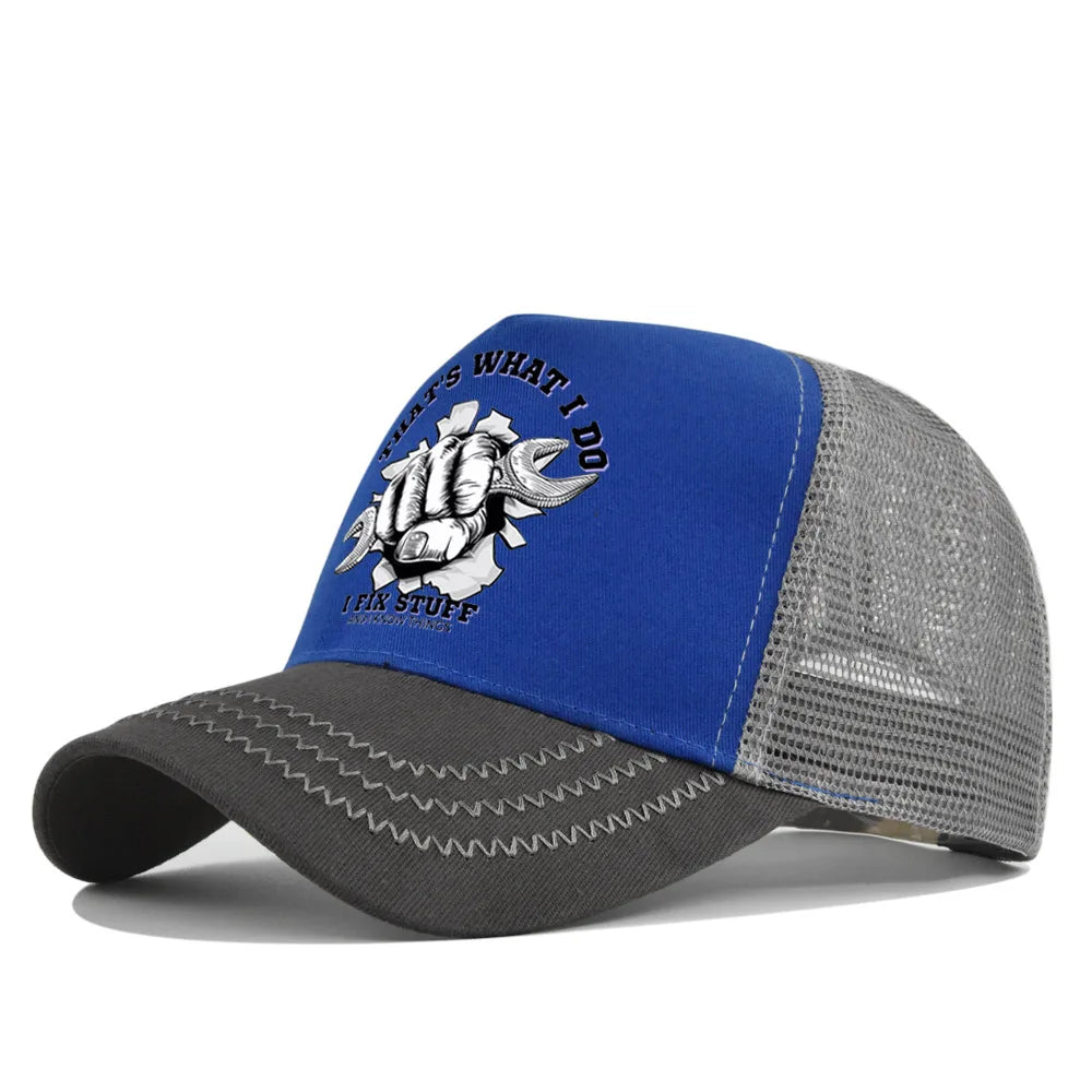 Mode Frühjahr/Sommer Bedruckte Netz-Baseballkappe, atmungsaktiv, Gorras, mit individuellem LOGO für Männer, Frauen und Paare, Schirmkappe, Casquette