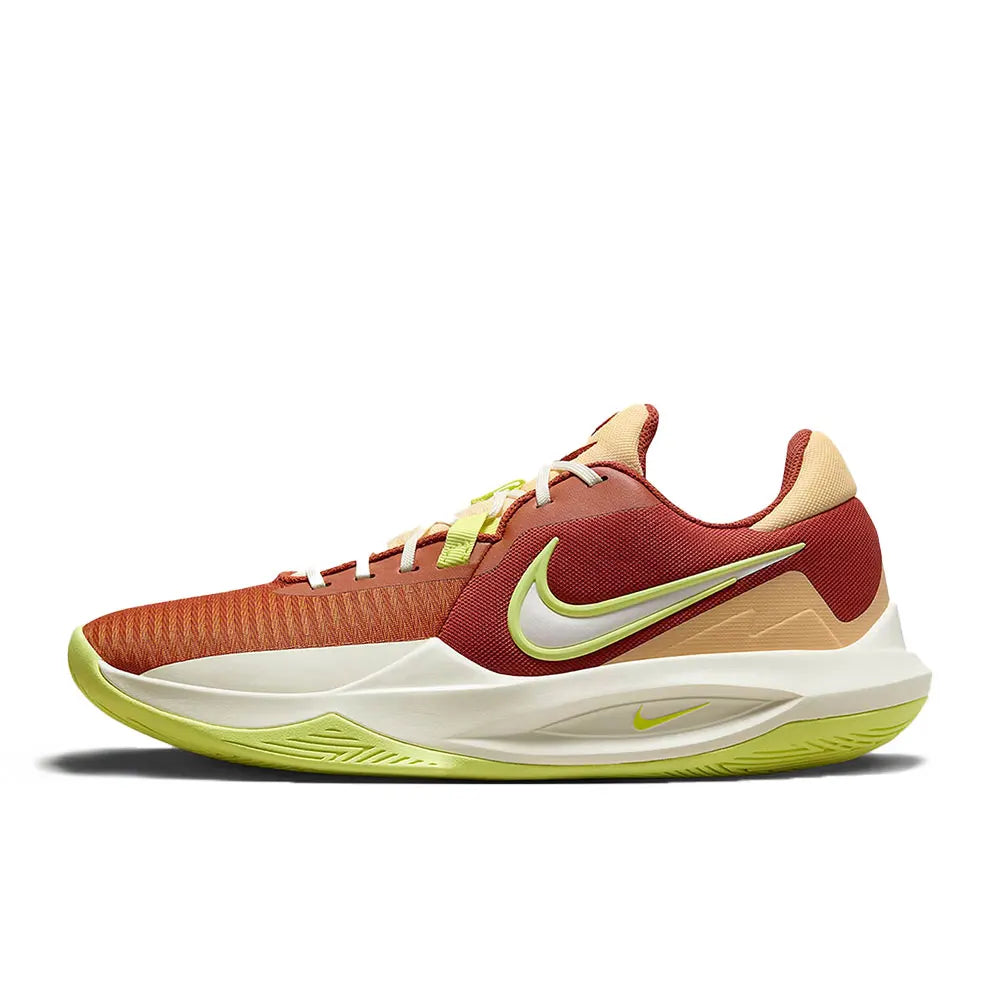 Nike Precision 6 Comfortable and Versatile Low-Top Basketball Shoes for Men in Black IO7605-040