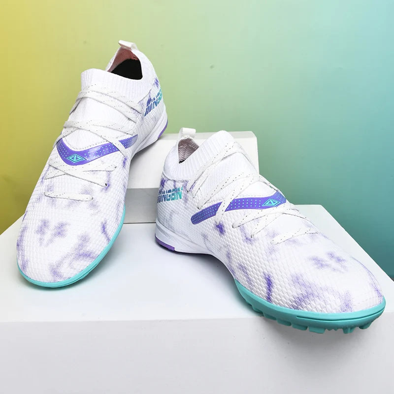 Turf-jalkapallokengät, ammattilaistason miesten jalkapallokengät, hengittävät verkkokengät, nuorten jalkapallokengät, luistamattomat miesten lenkkarit, Society Chuteira