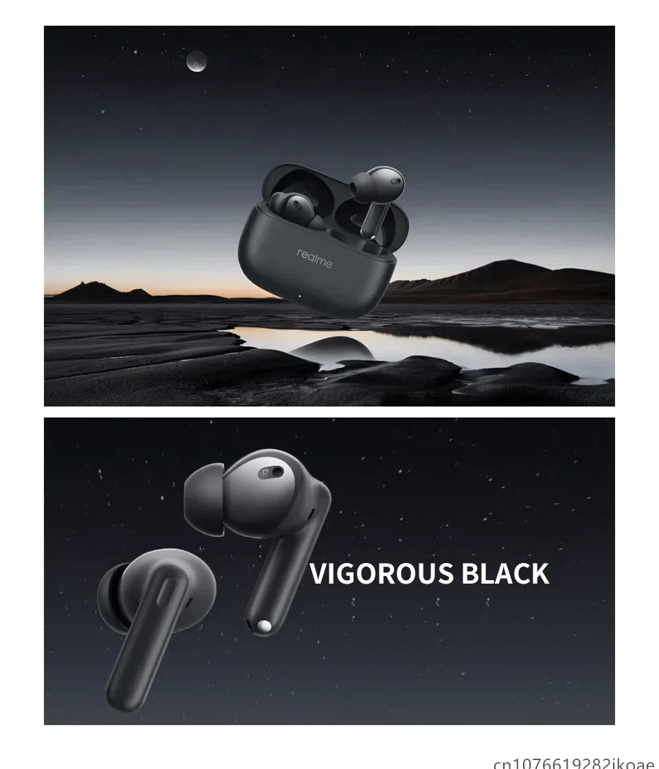 realme Buds T310 Wireless Earbuds Bluetooth 5.4 – 46dB Active Noise Cancelling HiFi Earphones with Deep Bass & Long Battery Life