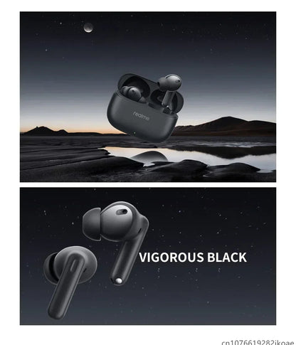 realme Buds T310 Wireless Earbuds Bluetooth 5.4 – 46dB Active Noise Cancelling HiFi Earphones with Deep Bass & Long Battery Life