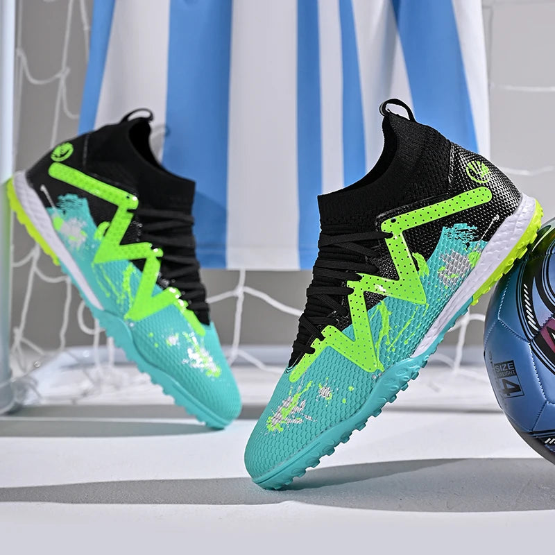 Scarpe da calcio TF da uomo, professionali e confortevoli, di alta qualità, scarpe da calcetto da uomo per adulti, casual e ultraleggere