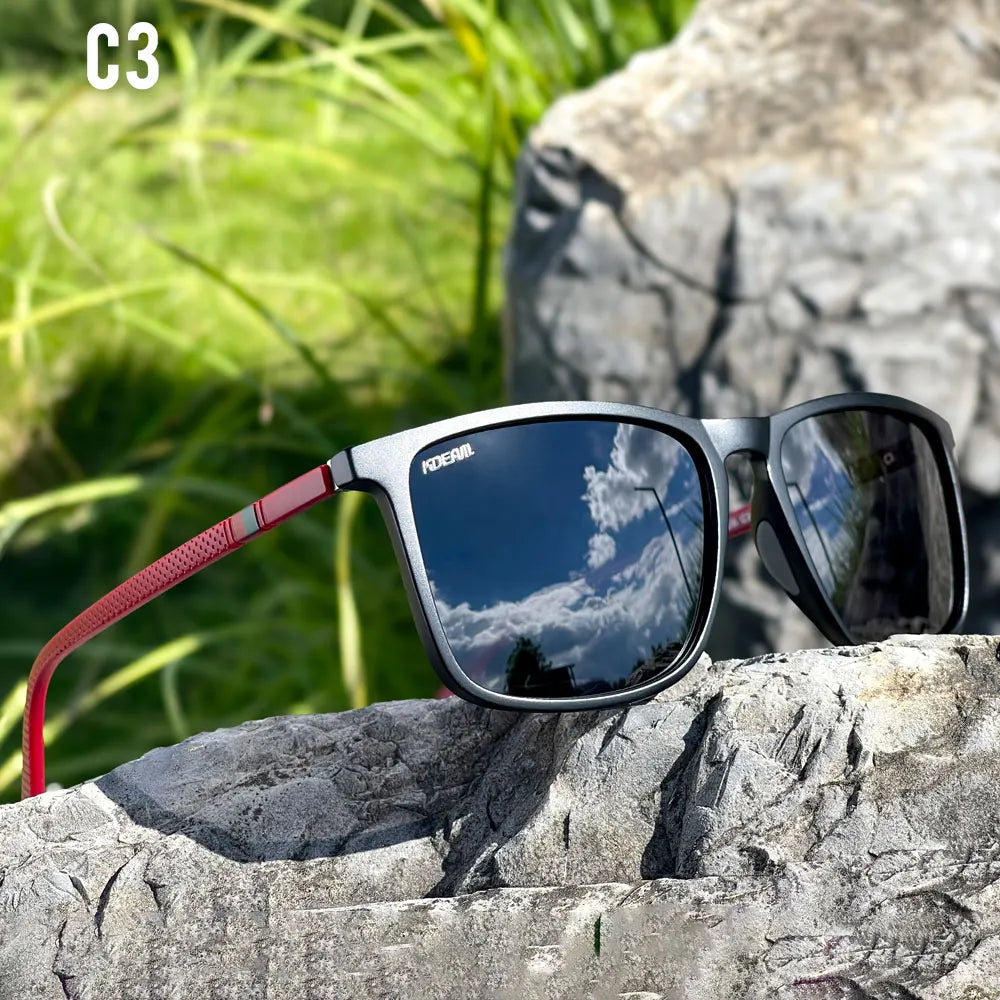 KDEAM Extra Large Size XL Polarized Sunglasses For Men Driving Photochromic Sun Glasses Oversized Suit For Big Face