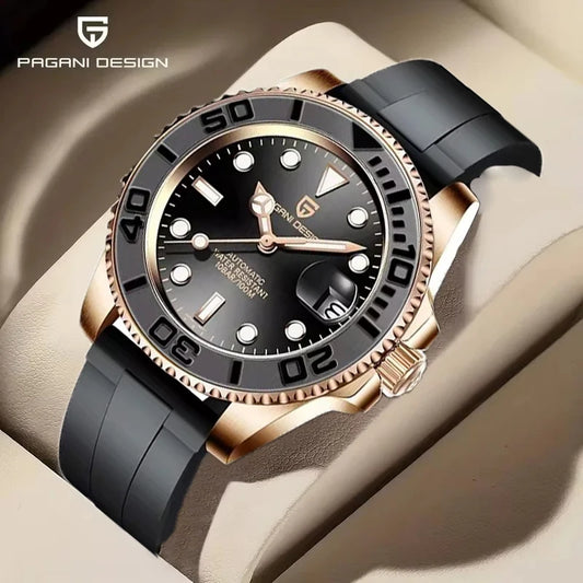PAGANI DESIGN V3 40MM  Men Mechanical Wristwatch Sapphire Luxury Automatic Watch Men's Stainless Steel Waterproof watches