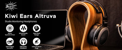 Pre-order Linsoul Kiwi Ears Altruva Hi-Fi 50mm Dynamic Driver Headphones Open-Back Design Headphones with Premium Design