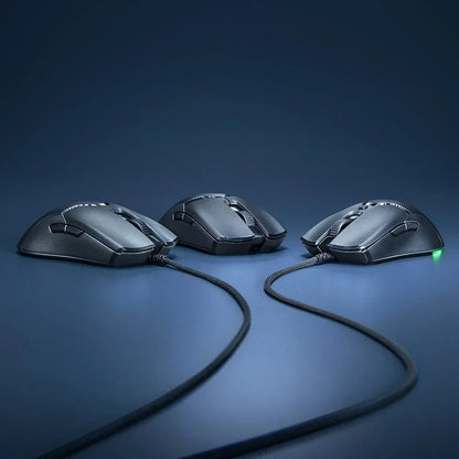 Razer NEW YEAR GIFT Thunder Snake Viper Mini Computer Esports Cable Gaming Mouse Laptop RGB Light, Small Hand Mouse