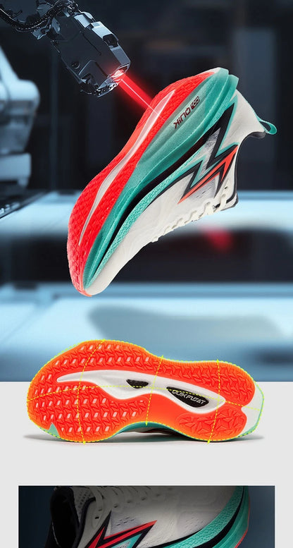 361 Degrees Flame 4.0 MIX Herren-Laufschuhe mit Carbonplatte, für Wettkämpfe und Marathon, stabiler Rückprall, verschleißfest, Herren-Sneaker 672512204