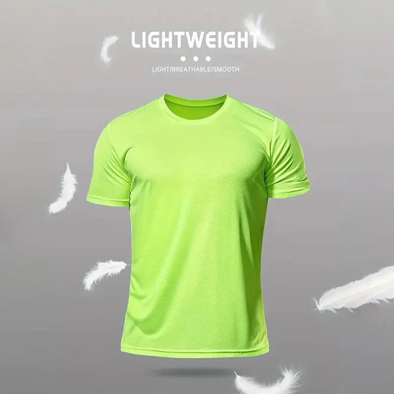 Fashionable Men's Round-neck Short-sleeved T-shirt 3D Printed Wolf T-shirt Men's Casual Sports Short-sleeved Street Top