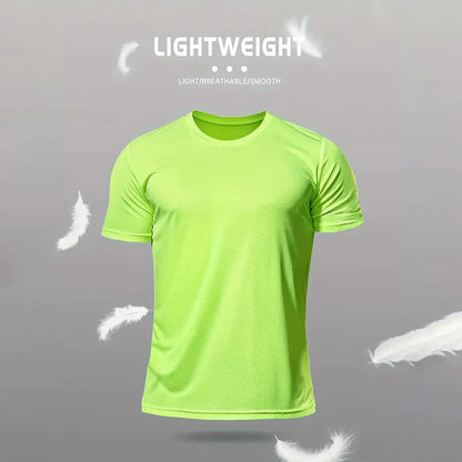 Fashionable Men's Round-neck Short-sleeved T-shirt 3D Printed Wolf T-shirt Men's Casual Sports Short-sleeved Street Top