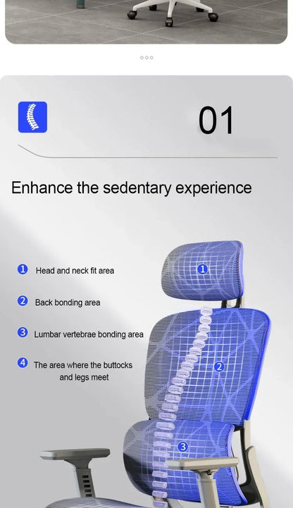 Gaming Chair Adjustable Relax Ergonomic Office Chair Study Long Sitting Cadeira Silla Gamer Office Supplies Daily Necessities