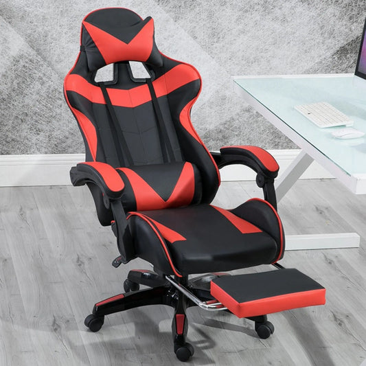 Gaming Chair Gaming Armchair Height Adjustable Office Chair with Adjustable Reclining Function with Cat Ears and Pillows