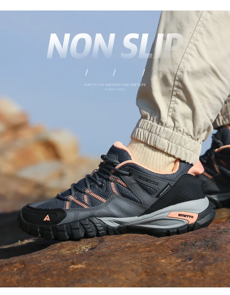 HUMTTO planinarske cipele za žene, otporne na habanje, ženske sportske cipele za vanjske aktivnosti, tenisice na vezanje za penjanje i trekking, model 110609B
