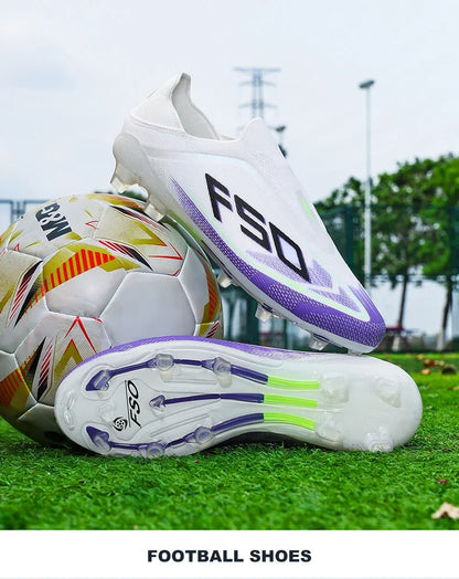 Fodboldstøvler til mænd – Fodboldsko i høj kvalitet – Sneakers – Til kampe – Indendørs – Skridsikre – Græsstøvler – Højt skaft – Futsal – Bestselgere – Udendørs