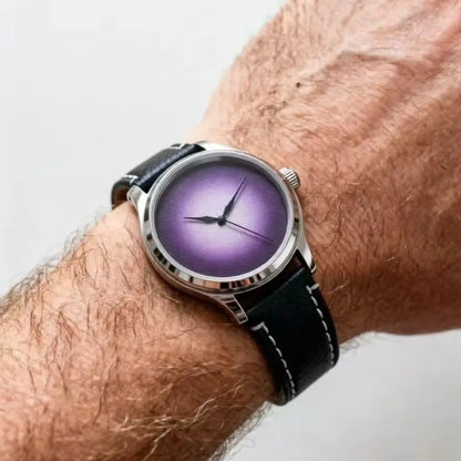 MysteriousCold 38mm Genuine Men's Mechanical Watch 2824 Movement Sapphire 100M Waterproof Leather Business Watches reloj hombre