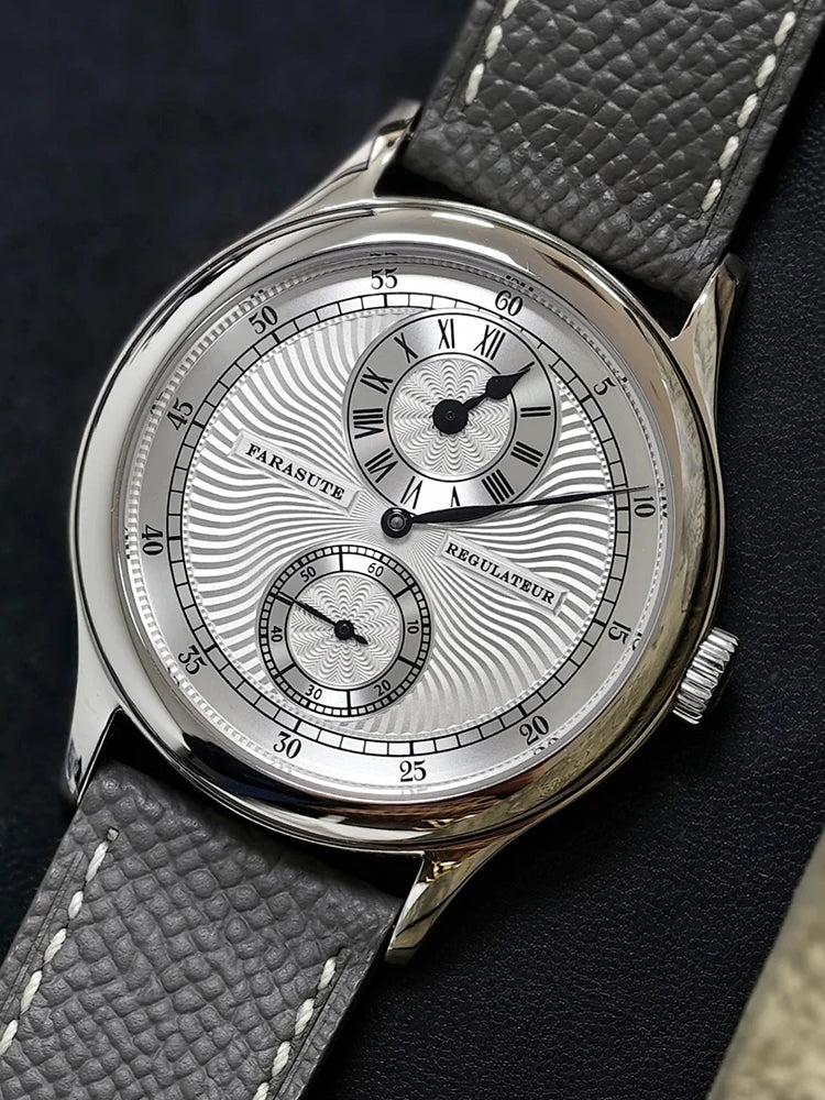 FARASUTE Manual Mechanical Men's Watch Seagull Movement Sappnt Sapphire Crystal Business Waterproof Regulateur Men Watch Reloj