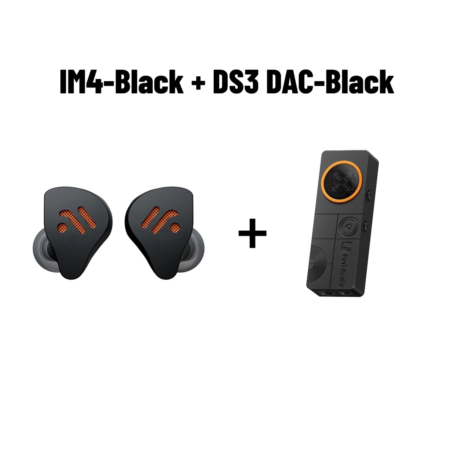 Fosi Audio IM4 HiFi Wired Earphones Open-Back Dynamic Driver IEM Headphones for Music Monitoring, Gaming & Professional Audio