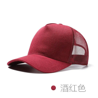 COKK Baseballkappe Herren Snapback Mesh-Kappen Damen Hüte für Herren Casquette Bone Lässig Schwarz Verstellbarer Sonnenhut Trucker Atmungsaktiv