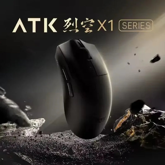 Bezdrôtová Bluetooth myš ATK X1 Series Paw3950/Ultra 8k, ľahká 49g, trojrežimová FPS herná myš, darček na mieru